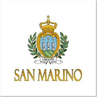 San Marino - Coat of Arms Design Posters and Art